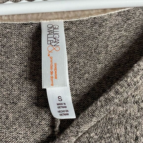 Gilligan & O’Malley Women's Dusty Pink Bell Sleeve Sleepwear Top - Picture 7 of 8